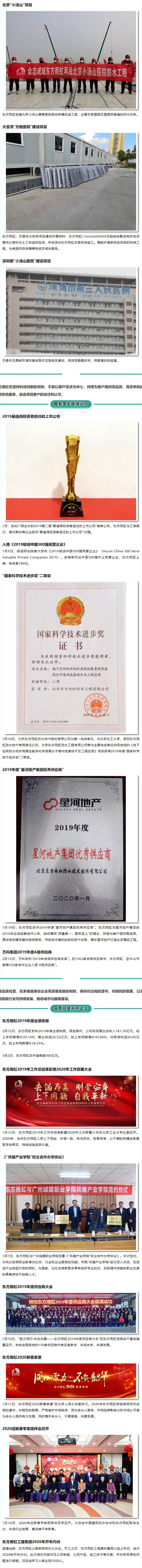  东方雨虹2020开年记 | 时贵如金，启耕不歇 