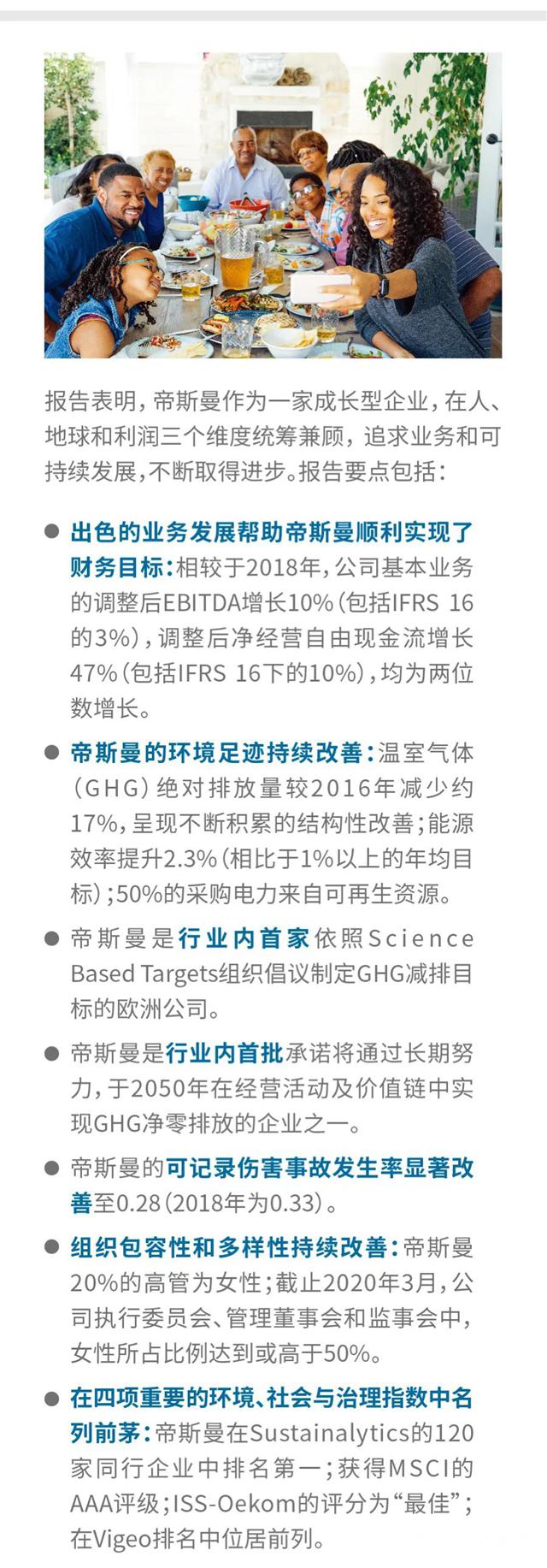 帝斯曼发布2019年综合年度报告