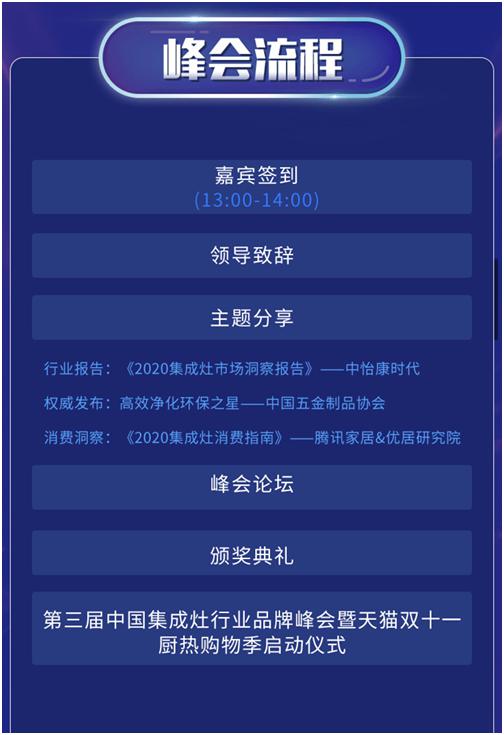 第三届中国集成灶行业品牌峰会即将启幕
