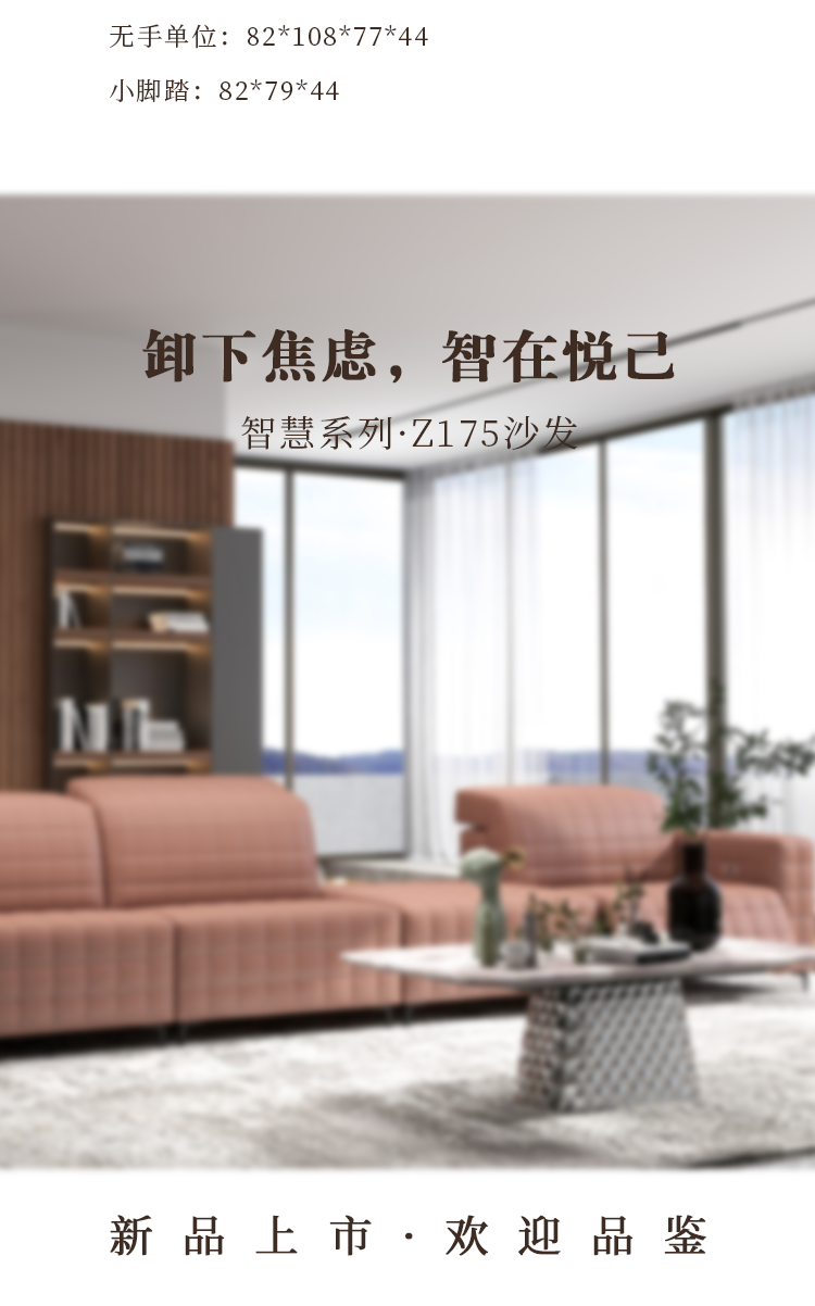 1{新品上市 | Z175沙发} 卸下焦虑，智在悦己