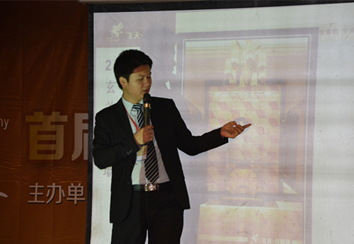 飞天背景墙：精英汇聚，感受品牌的力量