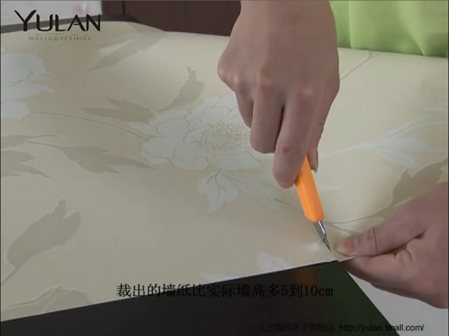 玉兰墙纸施工教程