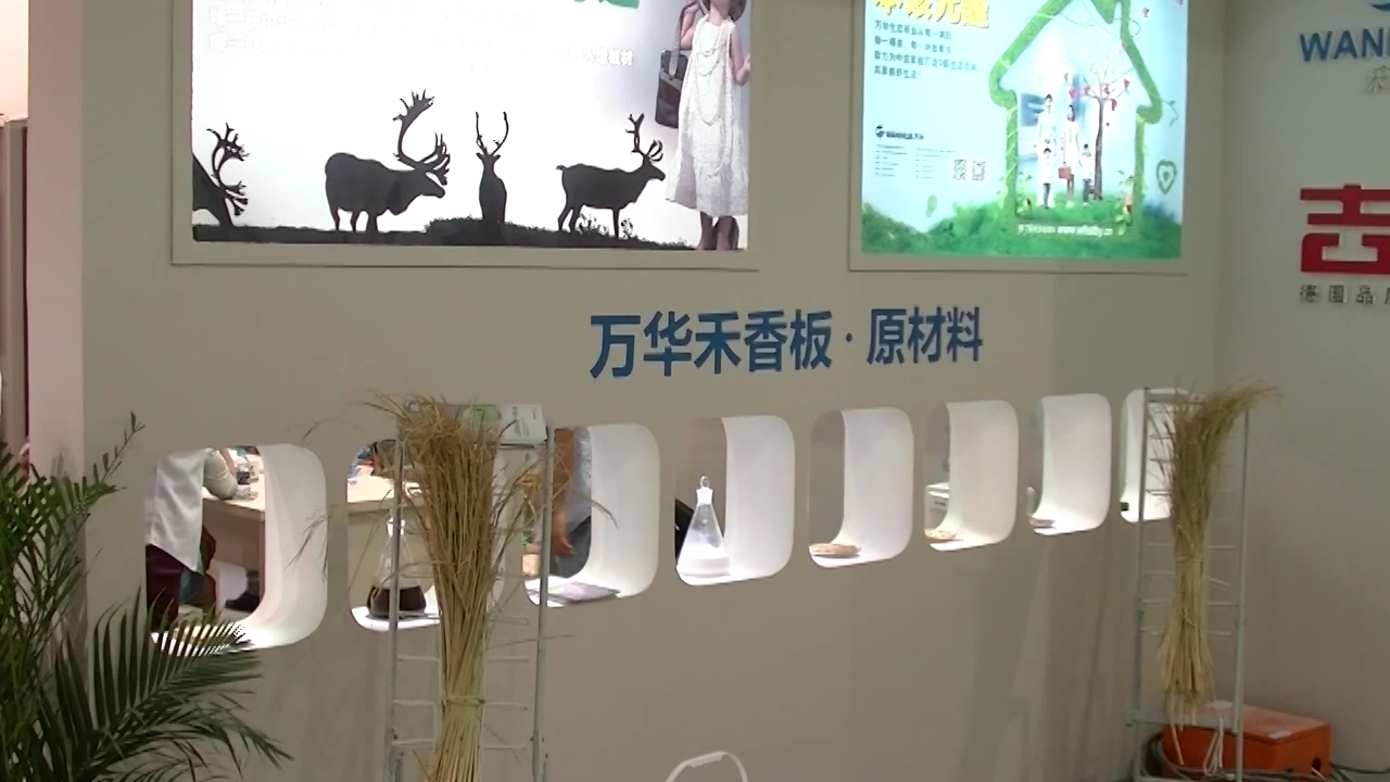 万华禾香板精彩亮相2015上海建博会 慧亚专访总经理于文杰