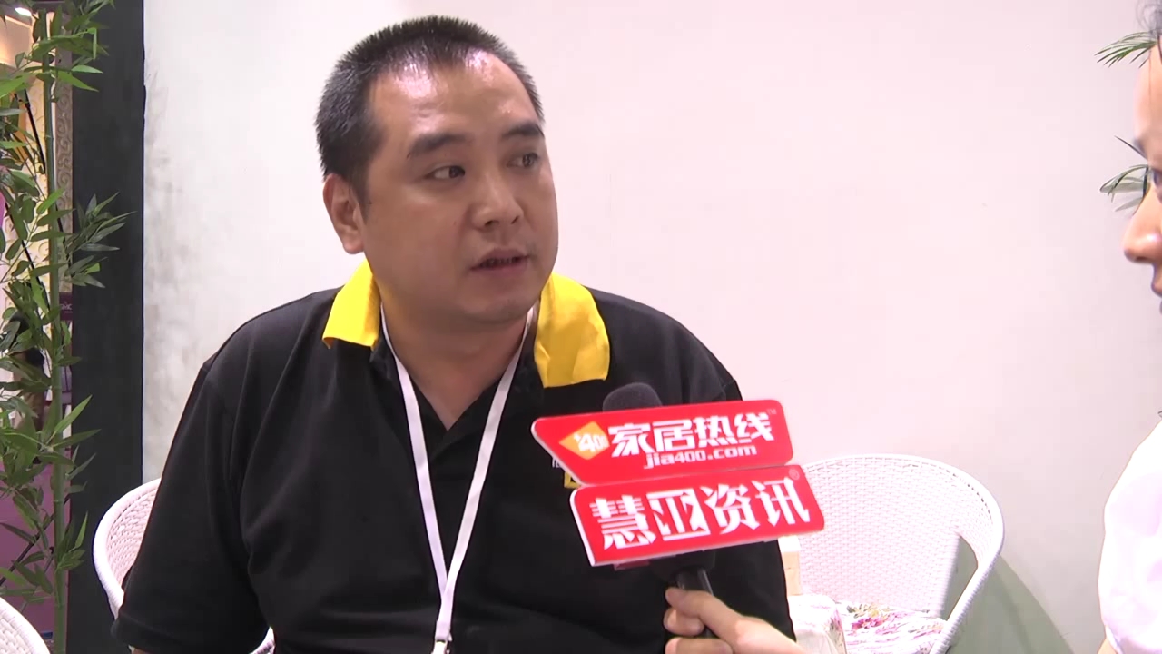 益佳门窗精彩参展2015广州建博会  副总经理陈灿接受“预见▪家“主题专访