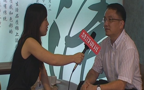 玉兰·惠乐墙纸万庆棠董事长接收采访