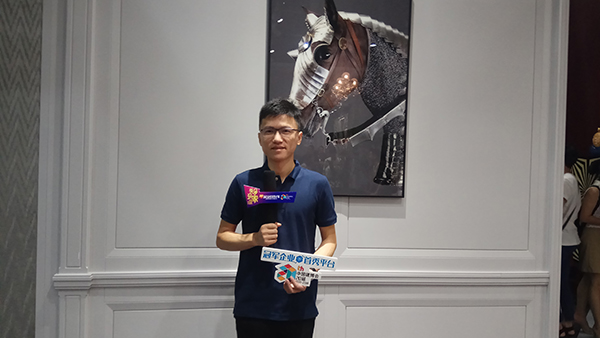 中国建博会20周年现场直击|图森整体木作潘新峰：秉承时尚优雅形象