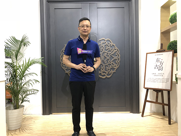 中国建博会20周年现场直击 |  栢斯格不锈钢整体定制谭永炼：大动作大体验