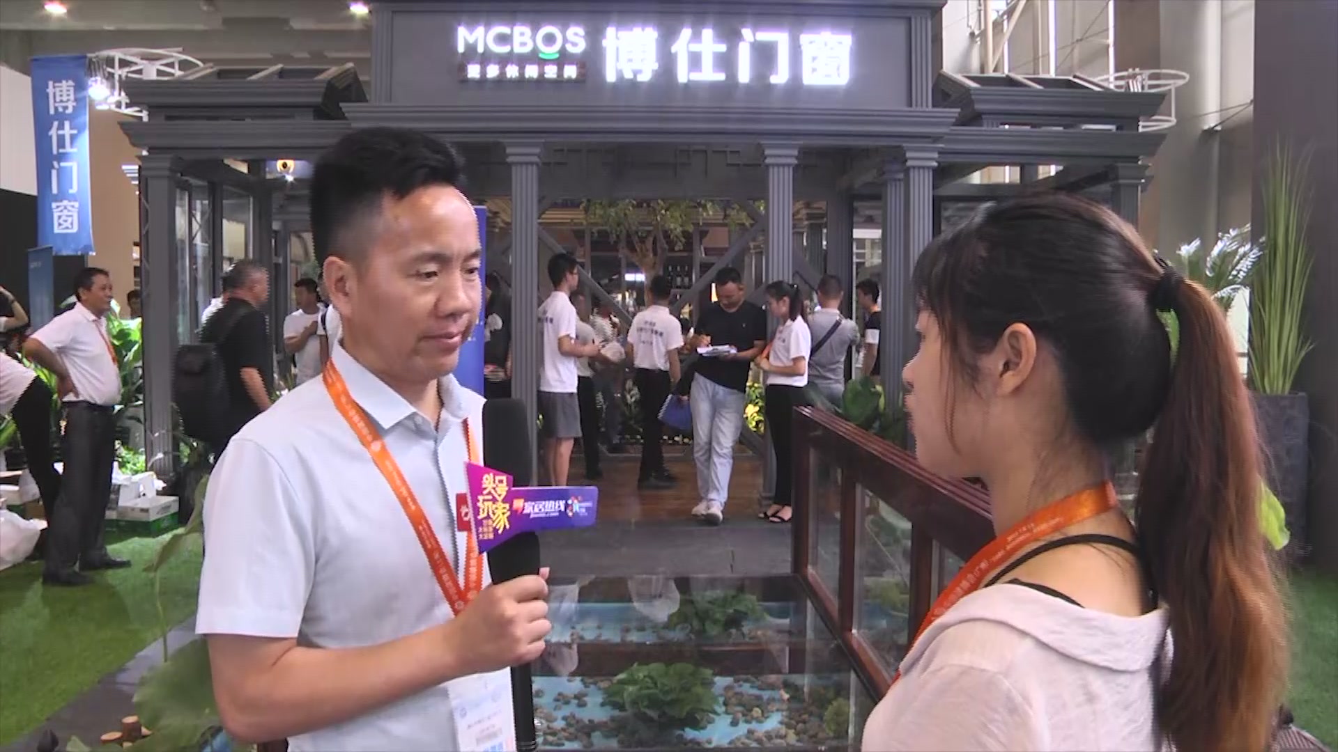 博仕门窗受邀参加2018中国建博会(广州) 慧亚传媒邀访董事长王湘根
