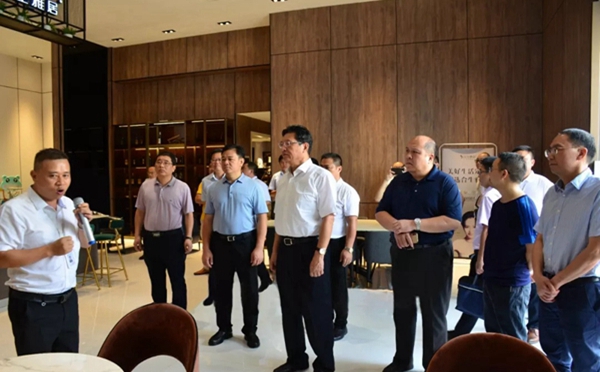 合生雅居全屋定制迎来柳州市委市政府领导一行莅临参观指导