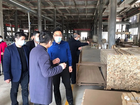 中共大足区委常委于会文书记等相关领导莅临双虎木门调研
