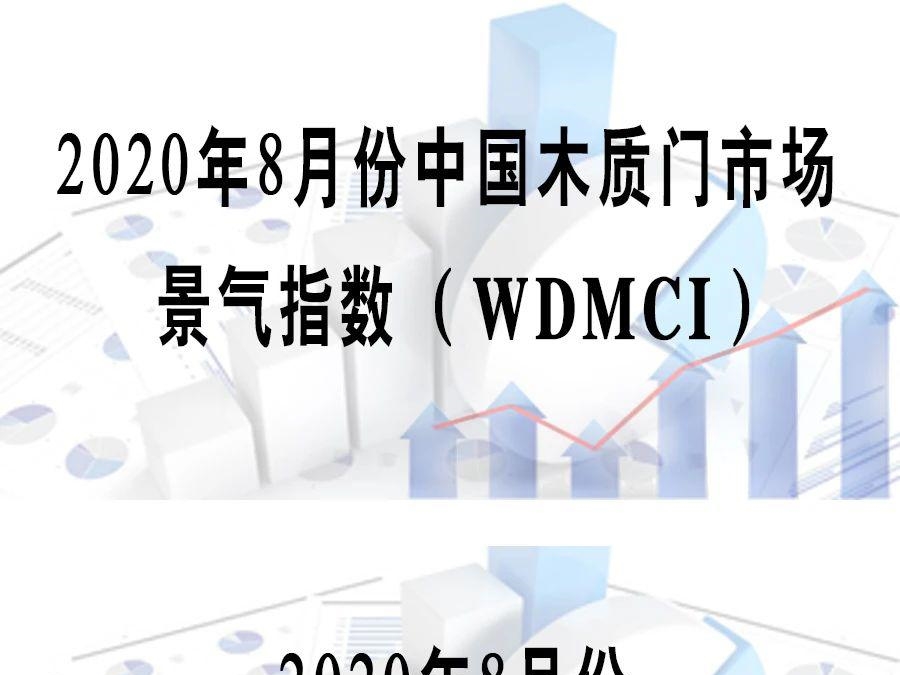 2020年8月份中国木质门市场景气指数公布