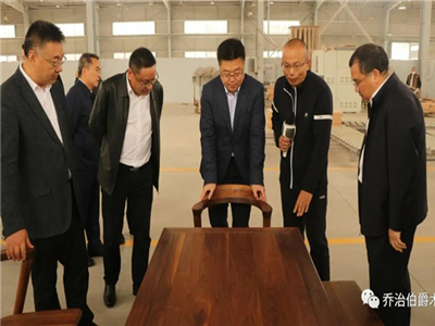 乔治伯爵迎接永川区区委滕宏伟书记一行莅临调研