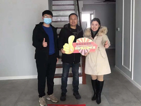 奥德莱暖心双回访，将品质服务进行到底!
