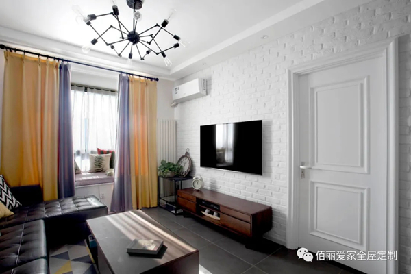 佰丽爱家全屋定制：70㎡现代美式，释放灵魂的束缚