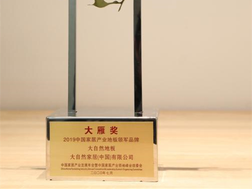回顾2020，大自然家居出众的成绩再攀行业高峰