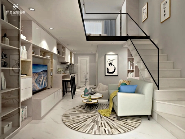 伊恋全屋定制：北欧LOFT，以简驭繁，温馨舒适