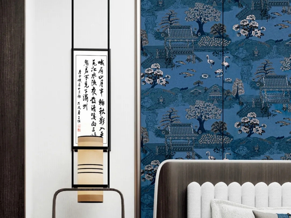 蝶装壁布新品：亭台楼阁，绝美中式神韵