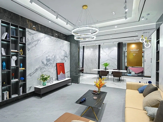 金科陶瓷新装展厅 沉浸式岩板空间体验