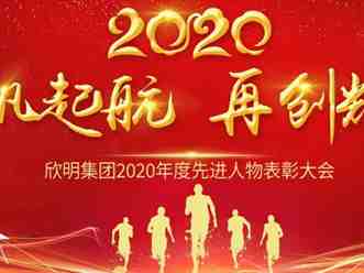 欣明2020年度先进人物表彰大会