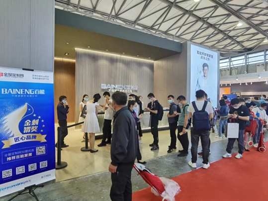 百能不锈钢家居亮相上海厨卫展，掀起后现代家居定制风潮！