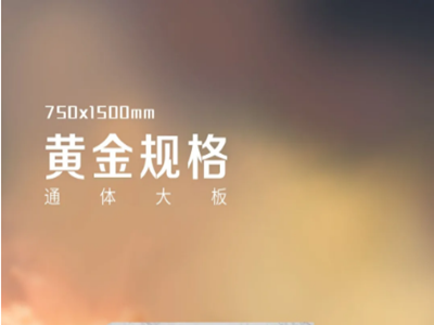 新中源陶瓷丨黄金规格 无限视界