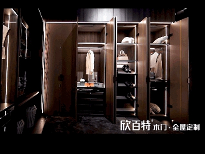 欣百特木门诠释高定，闪耀北展