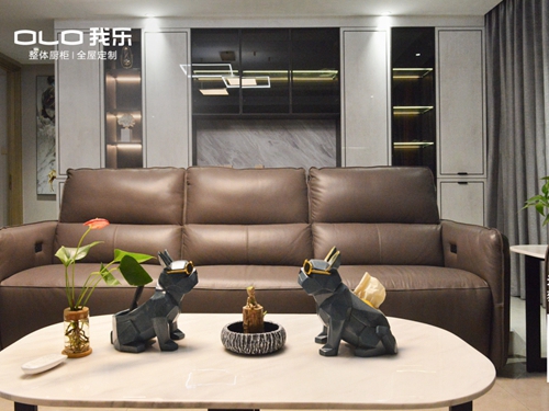我乐整体厨柜|全屋定制120㎡轻奢风模板，颜值+收纳