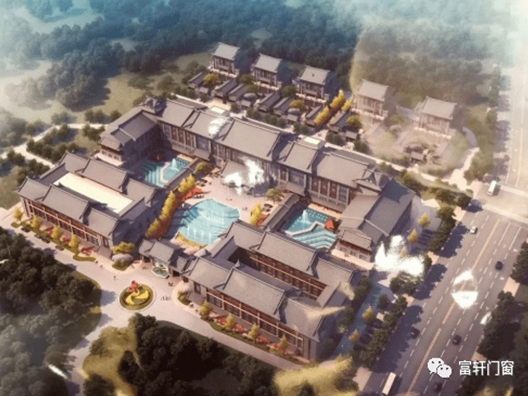 福建华强山庄酒店联手富轩全屋门窗斥巨资打造超五星级温泉度假酒店