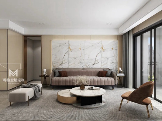 玛格全屋定制：165m²简约新房，实物竟比设计图好看