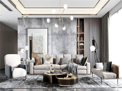 孟氏木门丨三步教你打造网红轻奢风客厅