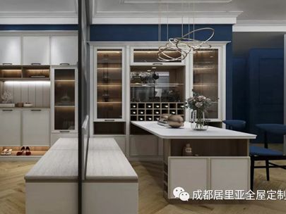居里亚全屋定制|莫兰迪色系应用到家居实例中,原来这么美！