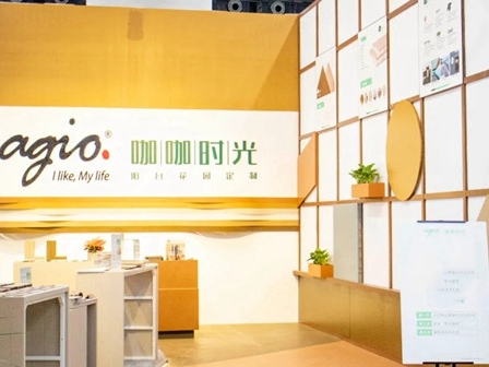 新材料新机遇|agio咖咖时光展台前人潮汹涌