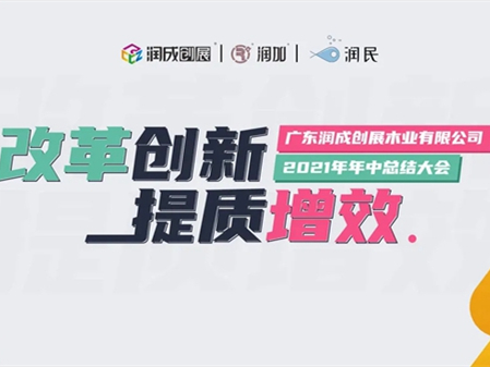 润成创展举行2021年中总结大会