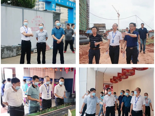 唯妮尔集团丨集团总裁周志江到龙城地产邻里中心板块各项目调研
