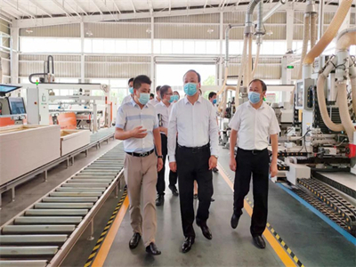 千川木门丨黄冈市政府党组成员潘国林莅临我司视察