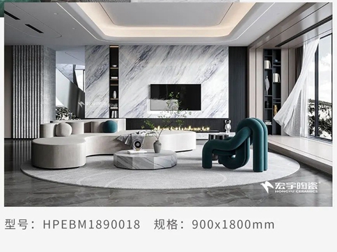 宏宇陶瓷：客厅餐厅一体化，这样造真的巨好看！