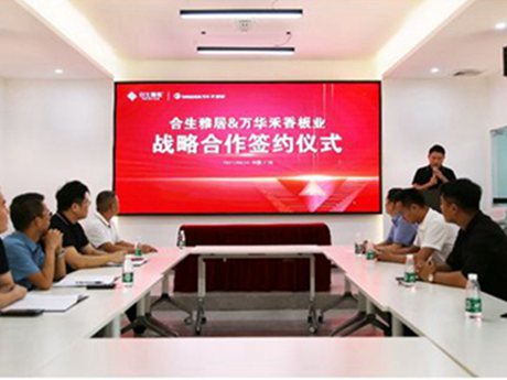 强强联合|合生雅居全屋定制＆万华禾香板业达成战略性合作