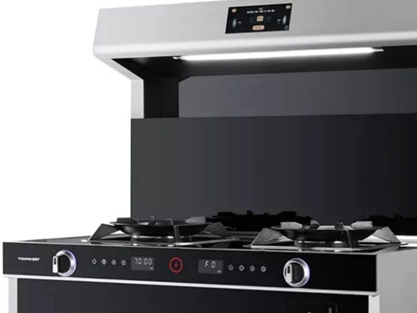 友邦集成灶ZK-4不锈钢款，用设计品味时尚