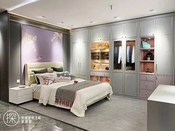 金牌厨柜全屋定制 | 山西太原家居馆，感受色彩的魅力