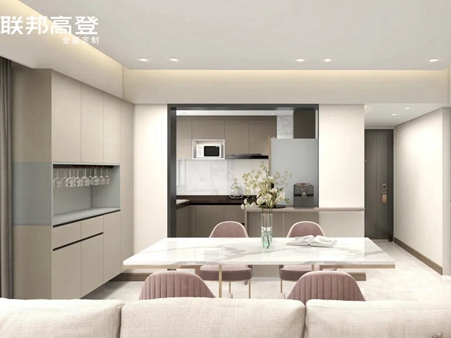 联邦高登全屋定制案例|124m²家赋予的百般温柔