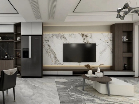联邦高登全屋定制|120m²来自三口之家，一份简约至美
