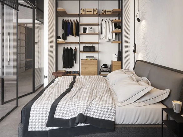 今锐大家居|70㎡的LOFT 轻工业风混凝土的空间不止有设计感，更有温馨！