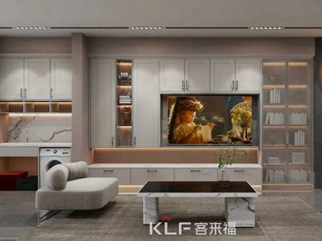 客来福全屋定制全新SI形象耀世登场，助力门店打造终端竞争力！