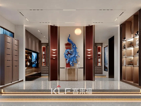 客来福全屋定制一眼万年的123m²中式东方系列