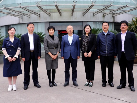 亿田集成灶|浙江省政协副主席周国辉一行莅临调研亿田！
