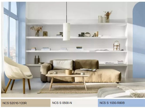 卡乐意GIOLLI意大利原罐原装进口墙面定制|寻找2022年度色“晴空蓝”