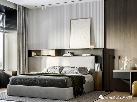 佰丽爱家全屋定制|小户型床头储物设计实例