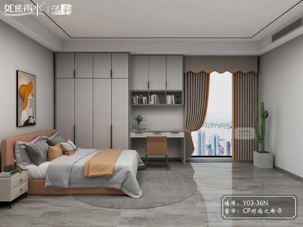 如鱼得水窗帘精品|如何利用墙布，打造不同的生活空间