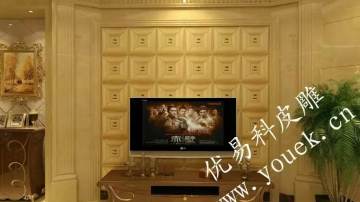 3D皮雕软包