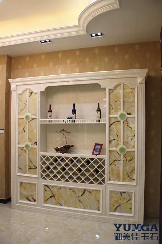 玉石工艺品     人造玉石酒柜 系列  